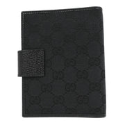 Gucci Black GG Notebook Cover Small Good 115240.0416 196337