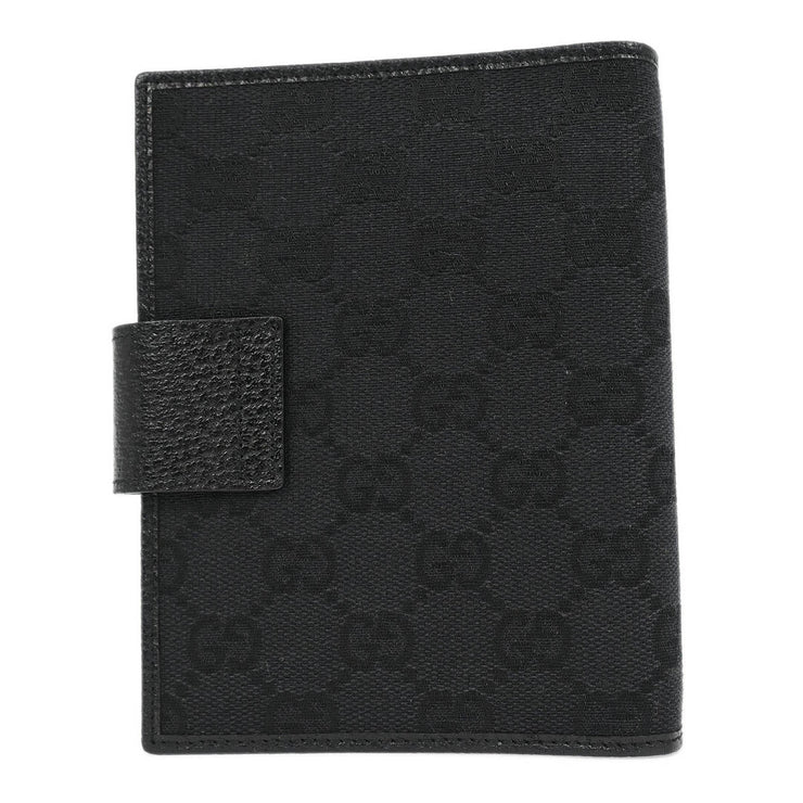 Gucci Black GG Notebook Cover Small Good 115240.0416 196337
