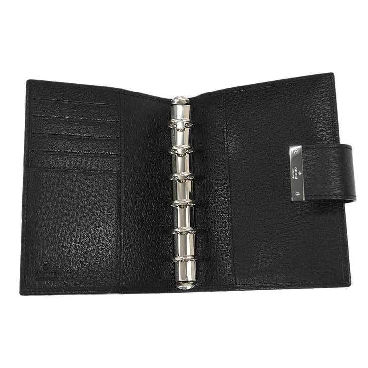 Gucci Black GG Notebook Cover Small Good 115240.0416 196337