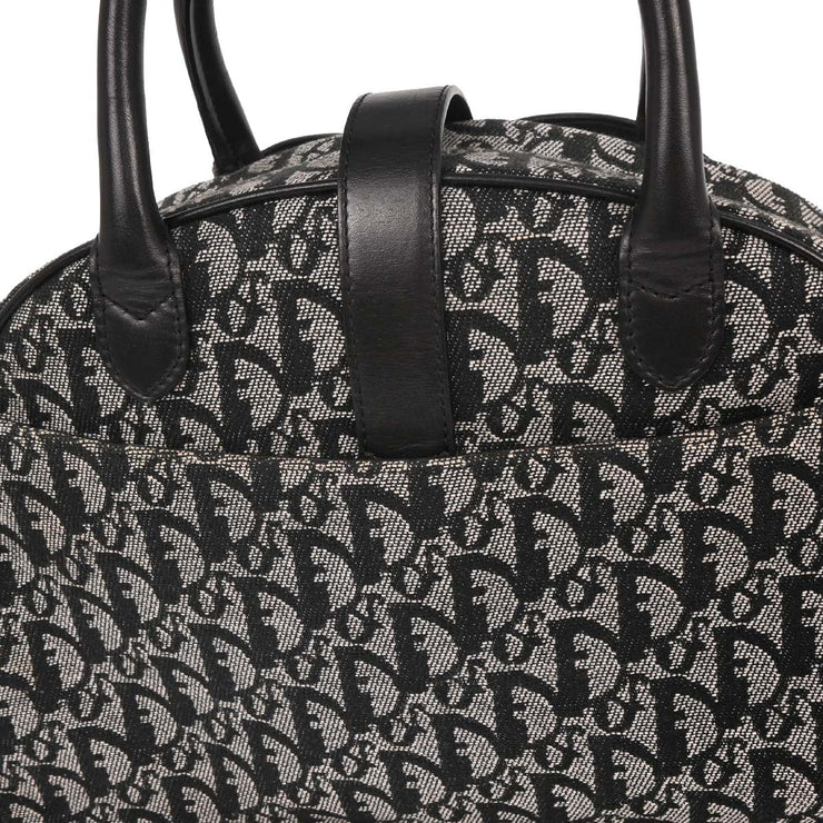 Christian Dior Black Double Saddle Trotter Handbag 05-MA-0092 196340