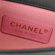 Boy Chanel Black Calfskin Chain Bam Bag 196341