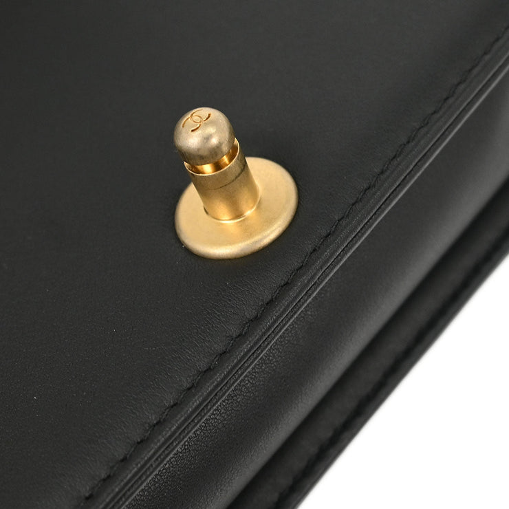 Boy Chanel Black Calfskin Chain Bam Bag 196341