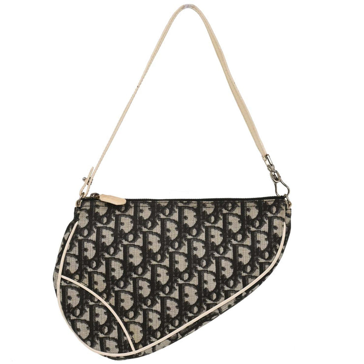 Christian Dior Black PVC Trotter Saddle Handbag CM0074 196342