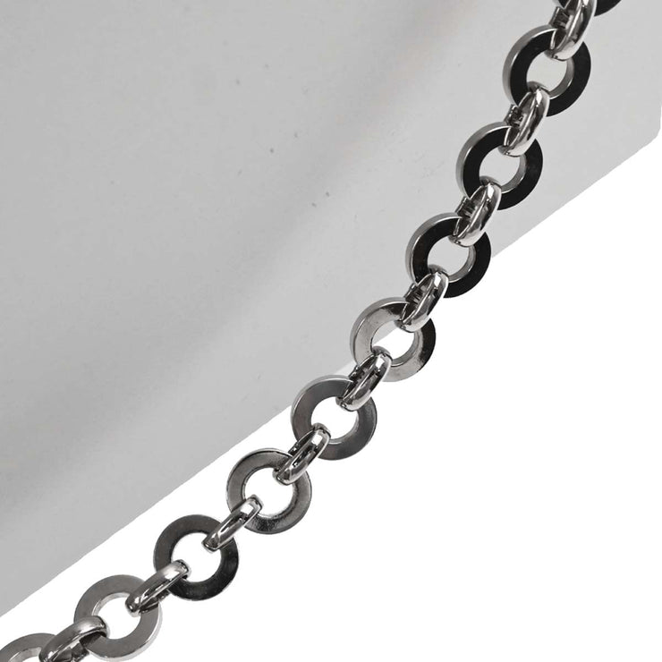 Salvatore Ferragamo Silver Aluminum Gancini Shoulder Bag AU-21 6717 196344