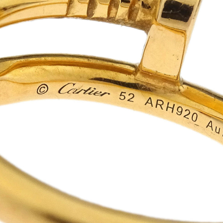 Cartier Juste Un Clou Ring ARH920 Au750 Gold #52 #51 196347