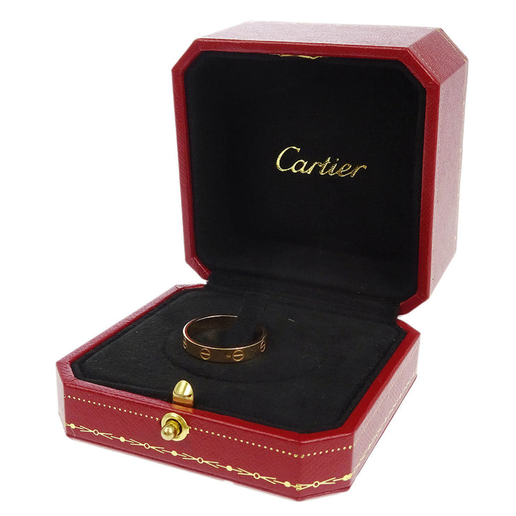 Cartier Mini Love Ring Au750 #58 #57 GOM390 196349