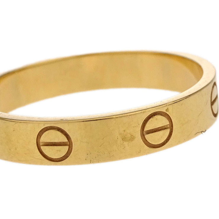 Cartier Mini Love Ring Au750 #58 #57 GOM390 196349