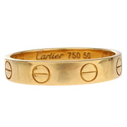 Cartier Love Ring Au750 HW8529 #50 196352