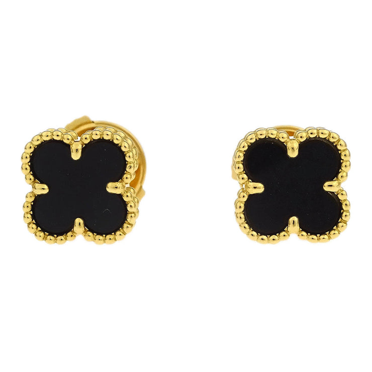 Van Cleef & Arpels Piercing Earrings Au750 Sweet Alhambra 512093 196366