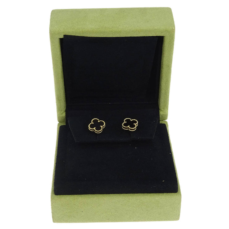 Van Cleef & Arpels Piercing Earrings Au750 Sweet Alhambra 512093 196366