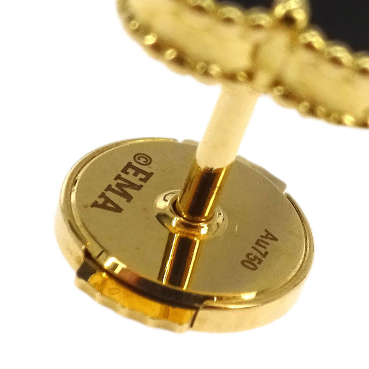 Van Cleef & Arpels Piercing Earrings Au750 Sweet Alhambra 512093 196366