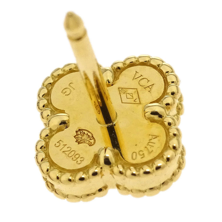 Van Cleef & Arpels Piercing Earrings Au750 Sweet Alhambra 512093 196366