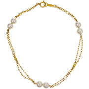 Mikimoto Bracelet 18K Pearl Gold 196372