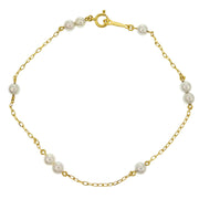 Mikimoto Bracelet 18K Pearl Gold 196373