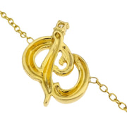 Christian Dior Pendant Necklace Au750 Diamond Gold 196376