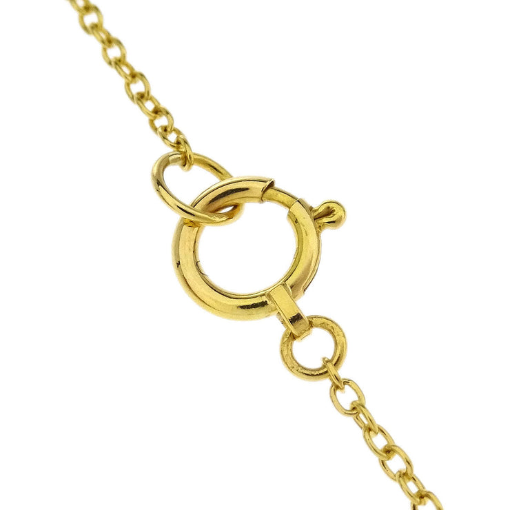 Christian Dior Pendant Necklace Au750 Diamond Gold 196376