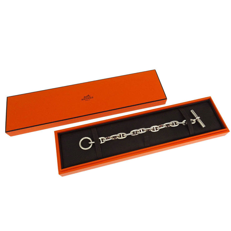 Hermes Chaine d'Ancre MM Bracelet Ag925 Silver 21G328708 196380