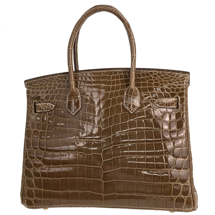 Hermes Ficelle Niloticus Birkin 30 Handbag TPI222 IT 196390