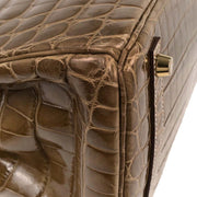 Hermes Ficelle Niloticus Birkin 30 Handbag TPI222 IT 196390