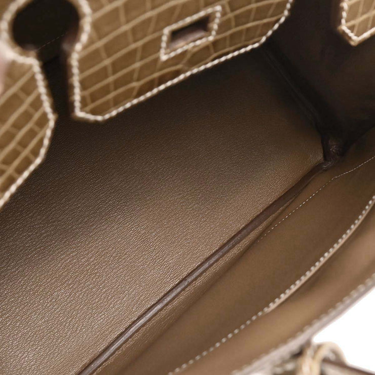 Hermes Ficelle Niloticus Birkin 30 Handbag TPI222 IT 196390