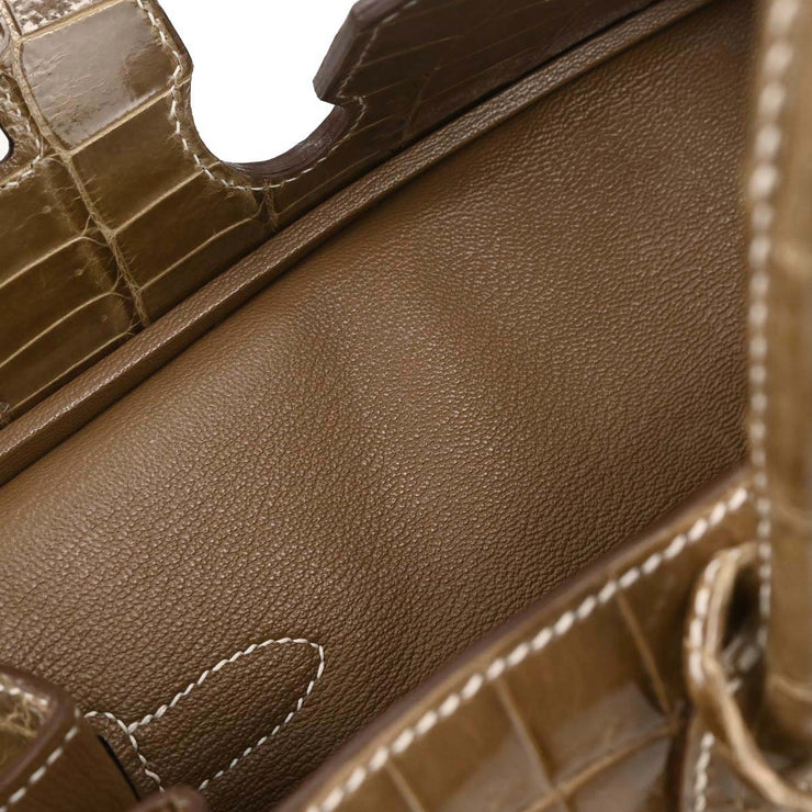 Hermes Ficelle Niloticus Birkin 30 Handbag TPI222 IT 196390
