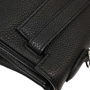 Hermes Black Ardennes Kelly 32 Retourne Handbag 186.S Square:L 196393