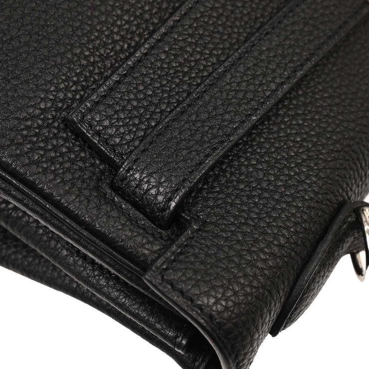Hermes Black Ardennes Kelly 32 Retourne Handbag 186.S Square:L 196393