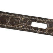 Hermes Gris Elephant Porosus Kelly Cut Clutch Handbag Square:Q 53C 196394