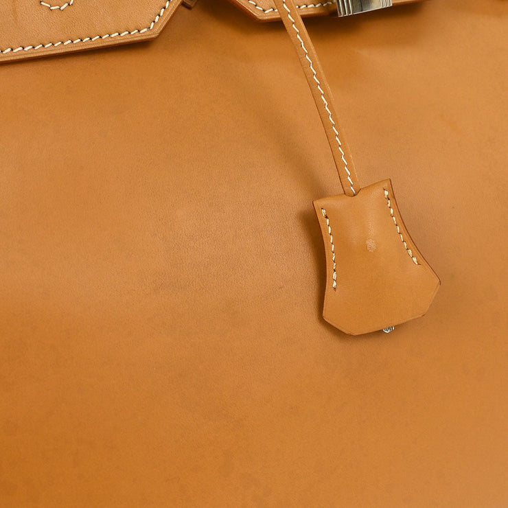 Hermes Natural Vache Haut a Courroies 32 Handbag Square:C 18M 196396