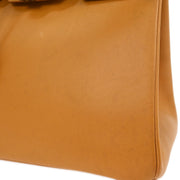 Hermes Natural Vache Haut a Courroies 32 Handbag Square:C 18M 196396