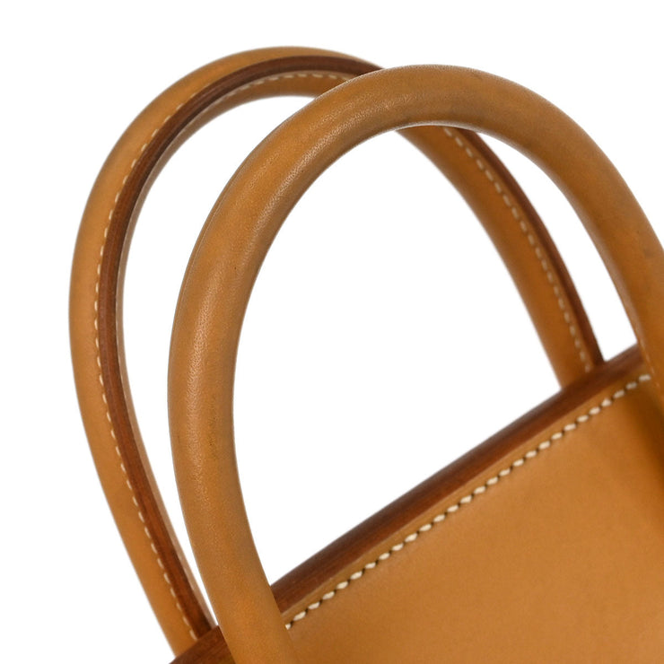 Hermes Natural Vache Haut a Courroies 32 Handbag Square:C 18M 196396