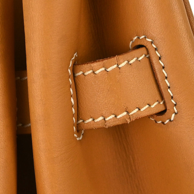 Hermes Natural Vache Haut a Courroies 32 Handbag Square:C 18M 196396