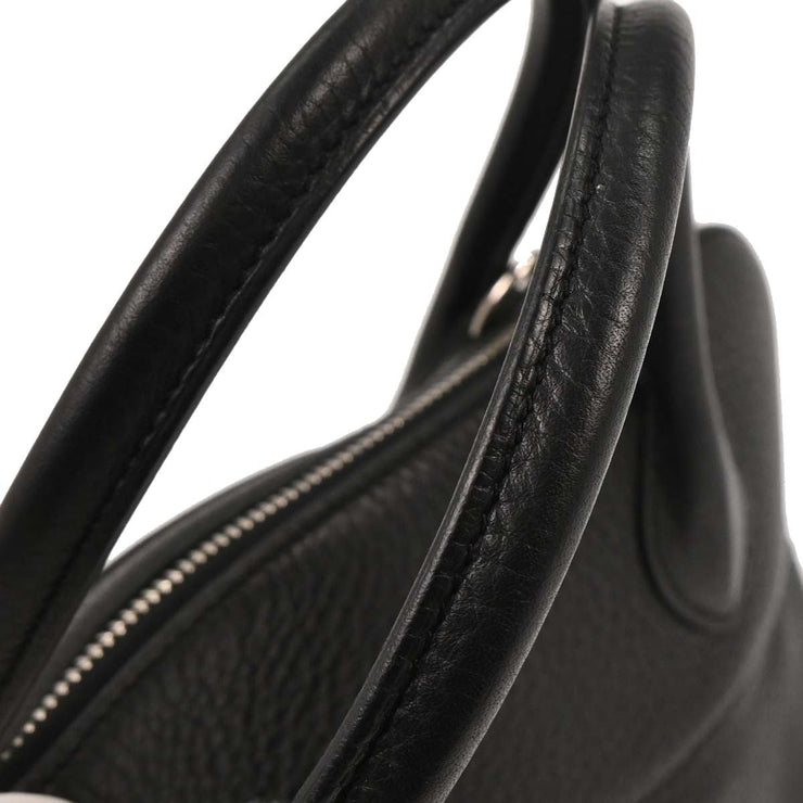 Hermes Black Taurillon Clemence Bolide 31 2way Handbag Square:R U180 196397