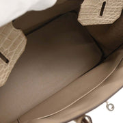 Hermes Poussiere Mat Porosus Birkin 35 Handbag Square:Q 17.S 196400