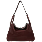 Hermes Bordeaux Evercolor Lindy 30 Shoulder Bag CCT003NW 196401