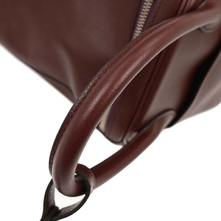 Hermes Bordeaux Evercolor Lindy 30 Shoulder Bag CCT003NW 196401