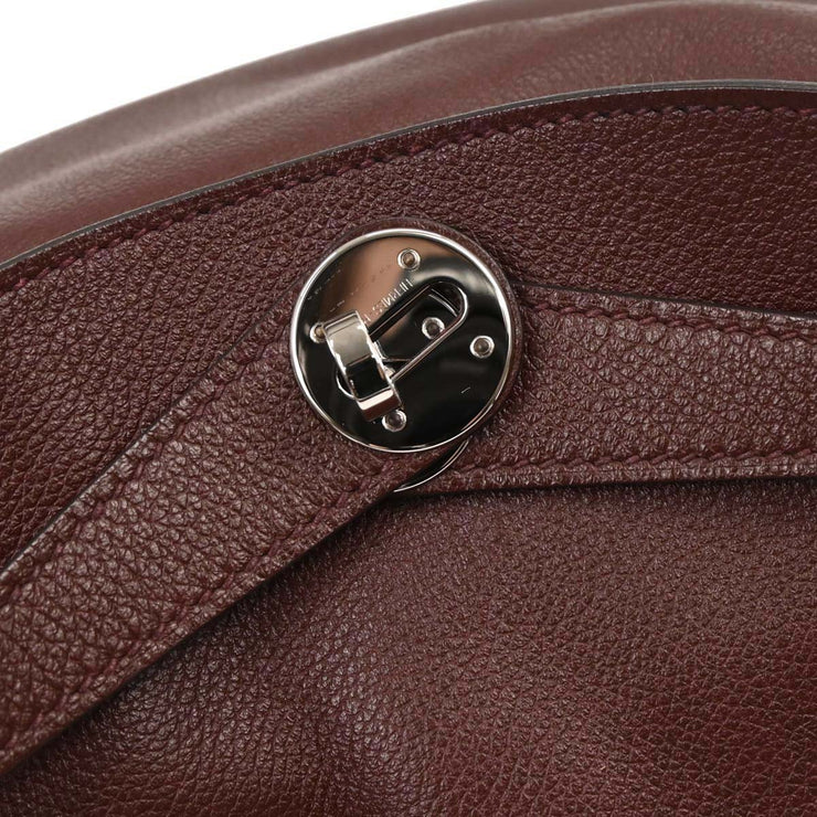 Hermes Bordeaux Evercolor Lindy 30 Shoulder Bag CCT003NW 196401