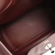 Hermes Bordeaux Evercolor Lindy 30 Shoulder Bag CCT003NW 196401