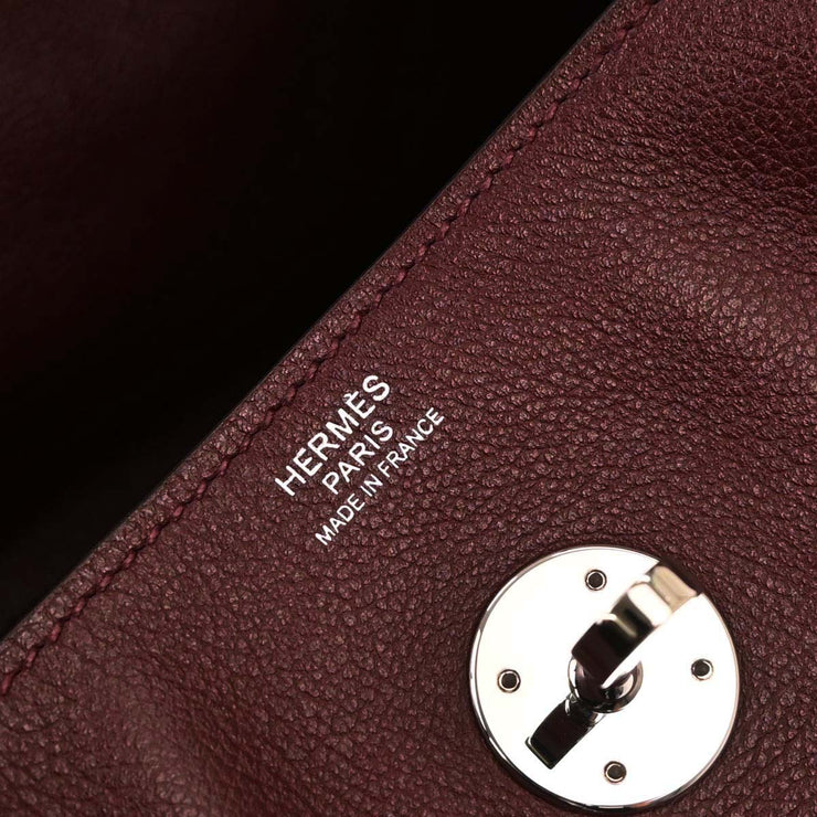 Hermes Bordeaux Evercolor Lindy 30 Shoulder Bag CCT003NW 196401