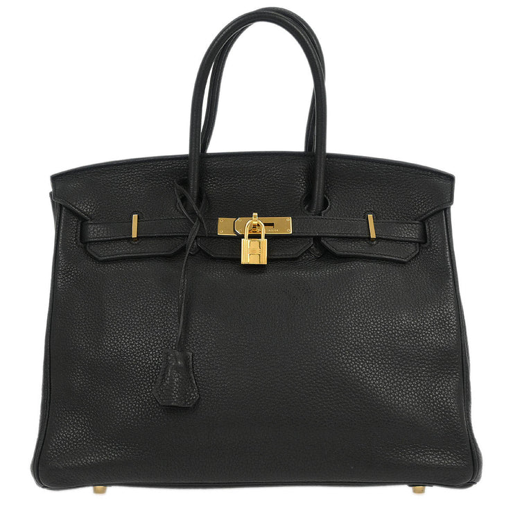 Hermes Black Togo Birkin 35 Handbag Square:O C071 196402