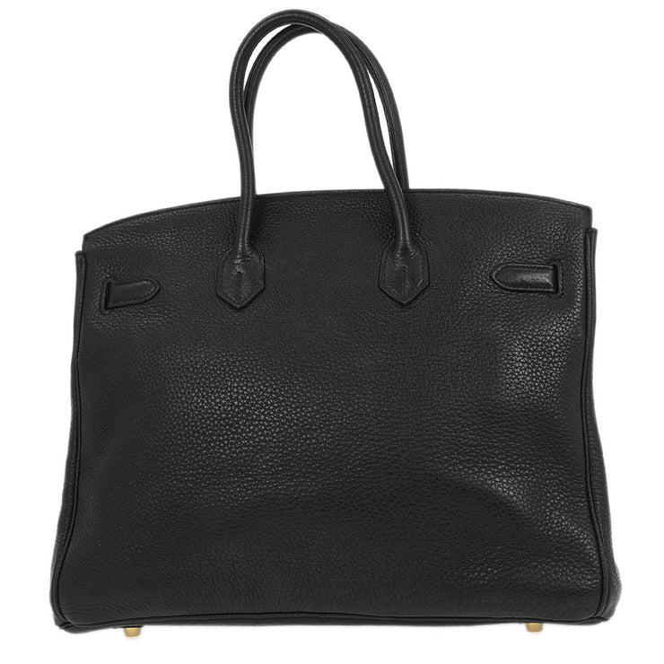 Hermes Black Togo Birkin 35 Handbag Square:O C071 196402