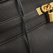 Hermes Black Togo Kelly 35 Retourne 2way Handbag XHT609 MD 196403