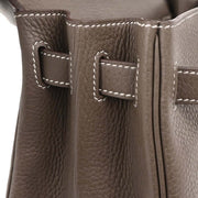 Hermes Etoupe Taurillon Clemence Kelly 32 Retourne 2way Handbag APY487MW 196404