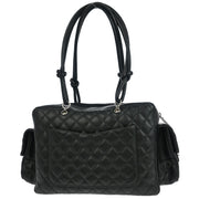 Chanel Black Calfskin Cambon Ligne Reporter Bag 196407