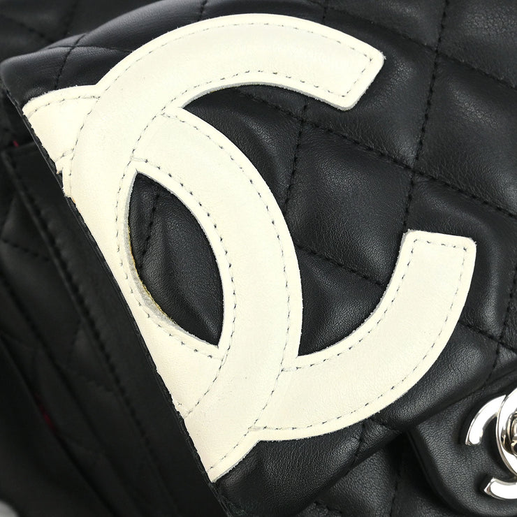 Chanel Black Calfskin Cambon Ligne Reporter Bag 196407