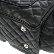 Chanel Black Calfskin Cambon Ligne Reporter Bag 196407