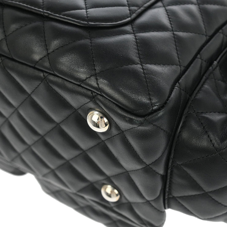 Chanel Black Calfskin Cambon Ligne Reporter Bag 196407