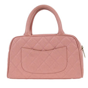 Chanel Pink Calfskin Bowling Bag 27 196408