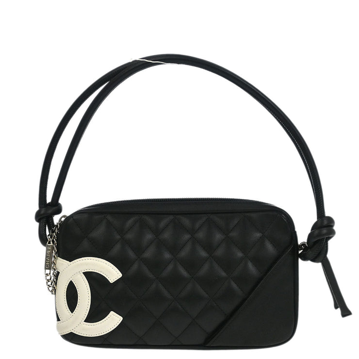 Chanel Black Calfskin Cambon Ligne Handbag 196409