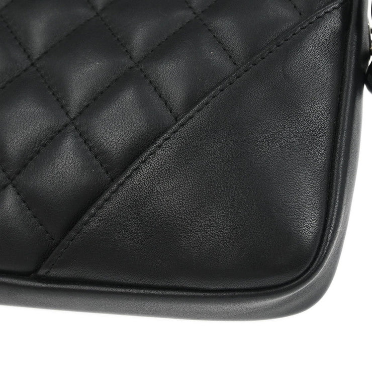 Chanel Black Calfskin Cambon Ligne Handbag 196409